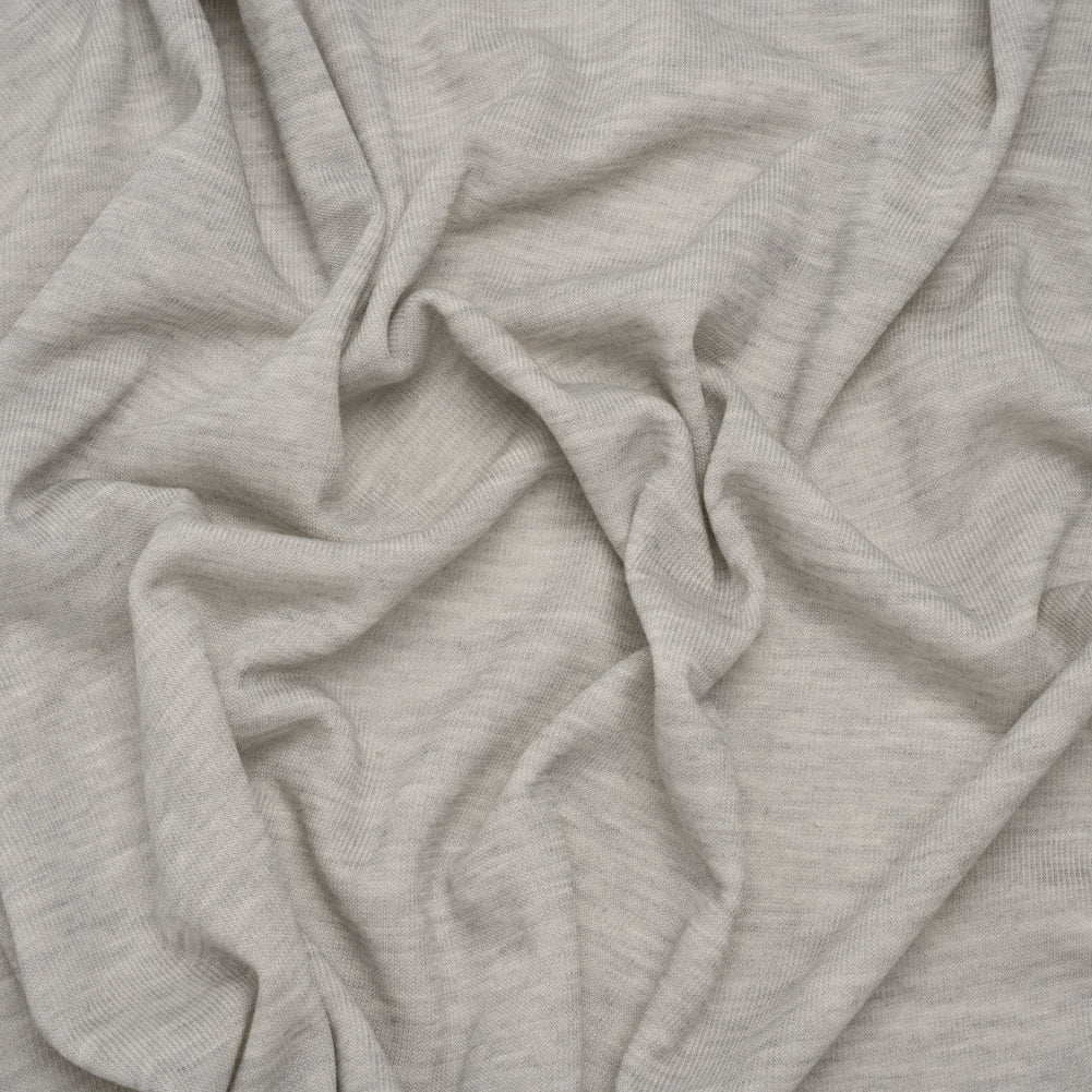 Rayon and Polyester French Terry - Heathered Gray - Deadstock Rayon and Polyester French Terry - Heathered Gray - Deadstock
