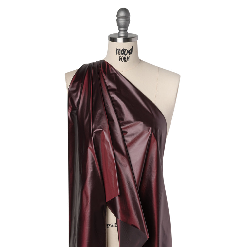 Lightweight Nylon Ripstop - Bordeaux - Deadstock - Drape Lightweight Nylon Ripstop - Bordeaux - Deadstock - Drape