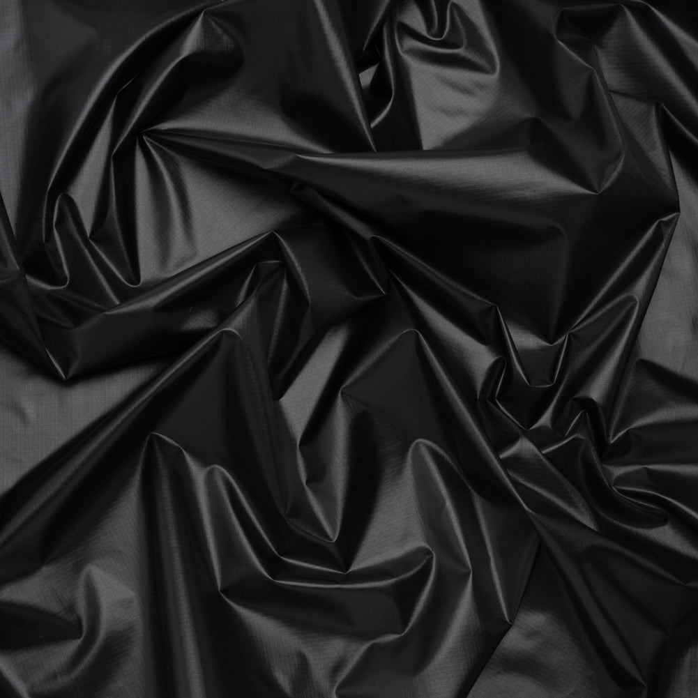 Lightweight Nylon Ripstop - Carbon - Deadstock Lightweight Nylon Ripstop - Carbon - Deadstock