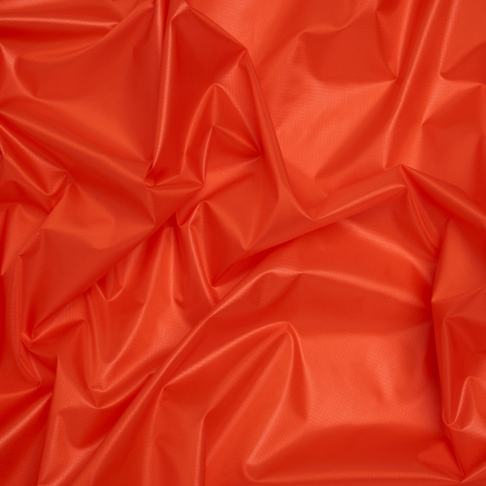 Lightweight Nylon Ripstop - Orange - Deadstock Lightweight Nylon Ripstop - Orange - Deadstock