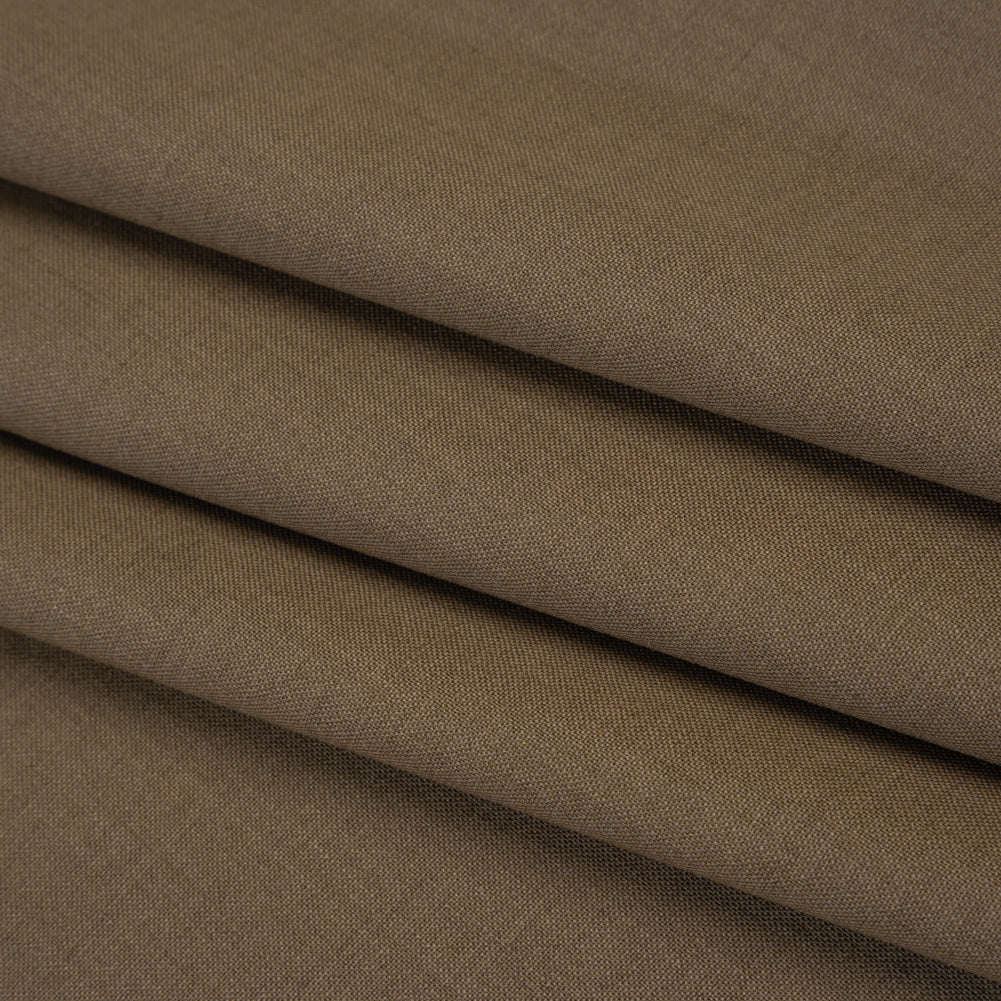 Super 110 Wool Suiting - Light Brown - Deadstock - Folded Super 110 Wool Suiting - Light Brown - Deadstock - Folded