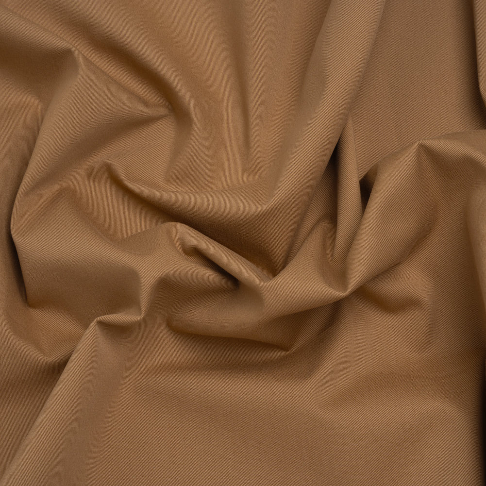 Stretch Cotton Twill - Tan - Deadstock Stretch Cotton Twill - Tan - Deadstock