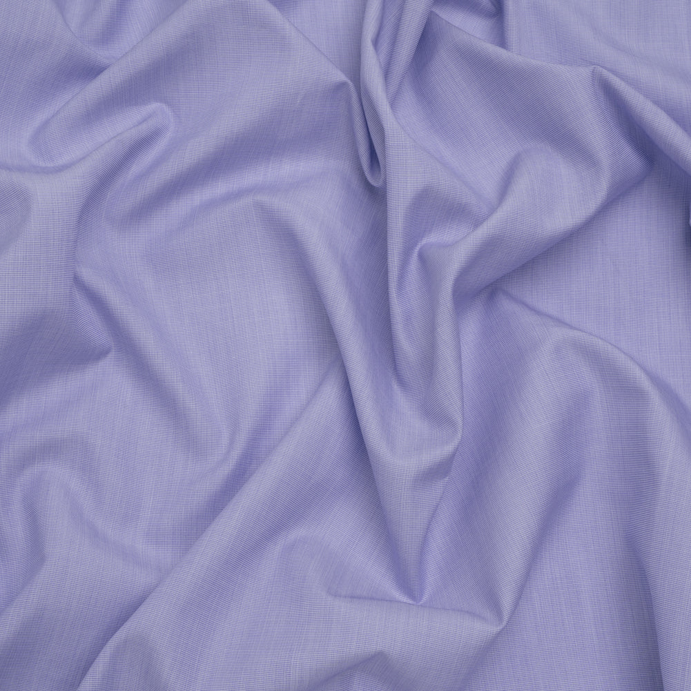 Cotton Shirting - Violet Storm Heathered - Deadstock Cotton Shirting - Violet Storm Heathered - Deadstock