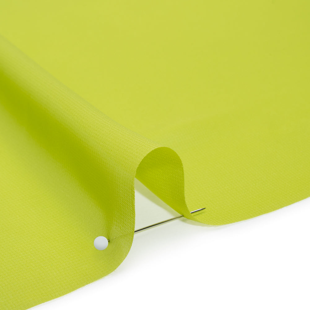 Polyester Chiffon - Lime Green - Designer Deadstock Detail Polyester Chiffon - Lime Green - Designer Deadstock Detail