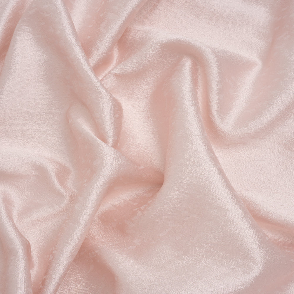 Luminous Polyester Brocade - Light Pink Abstract Animal Spots - Deadstock Luminous Polyester Brocade - Light Pink Abstract Animal Spots - Deadstock