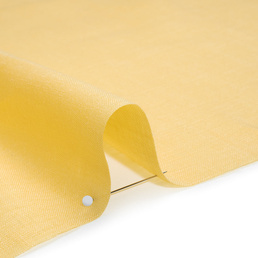 Lightweight Linen Woven by Max Alexander - Sun Yellow Detail Lightweight Linen Woven by Max Alexander - Sun Yellow Detail