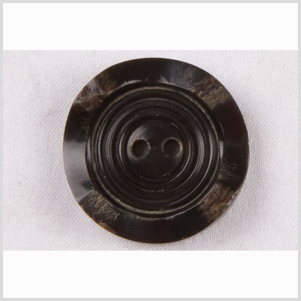 Black Horn Button - 32L/20mm Black Horn Button - 32L/20mm