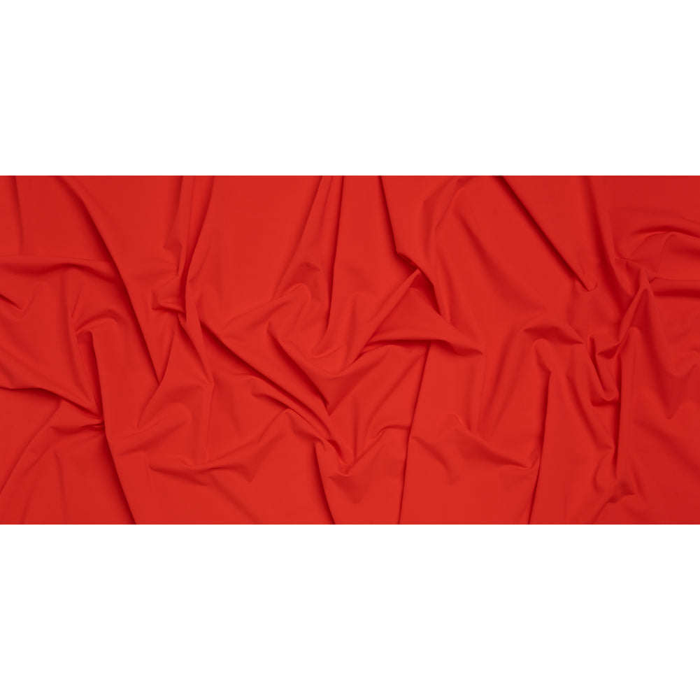 Stretch Econyl Nylon Jersey - Hot Red - Designer Deadstock - Full Stretch Econyl Nylon Jersey - Hot Red - Designer Deadstock - Full