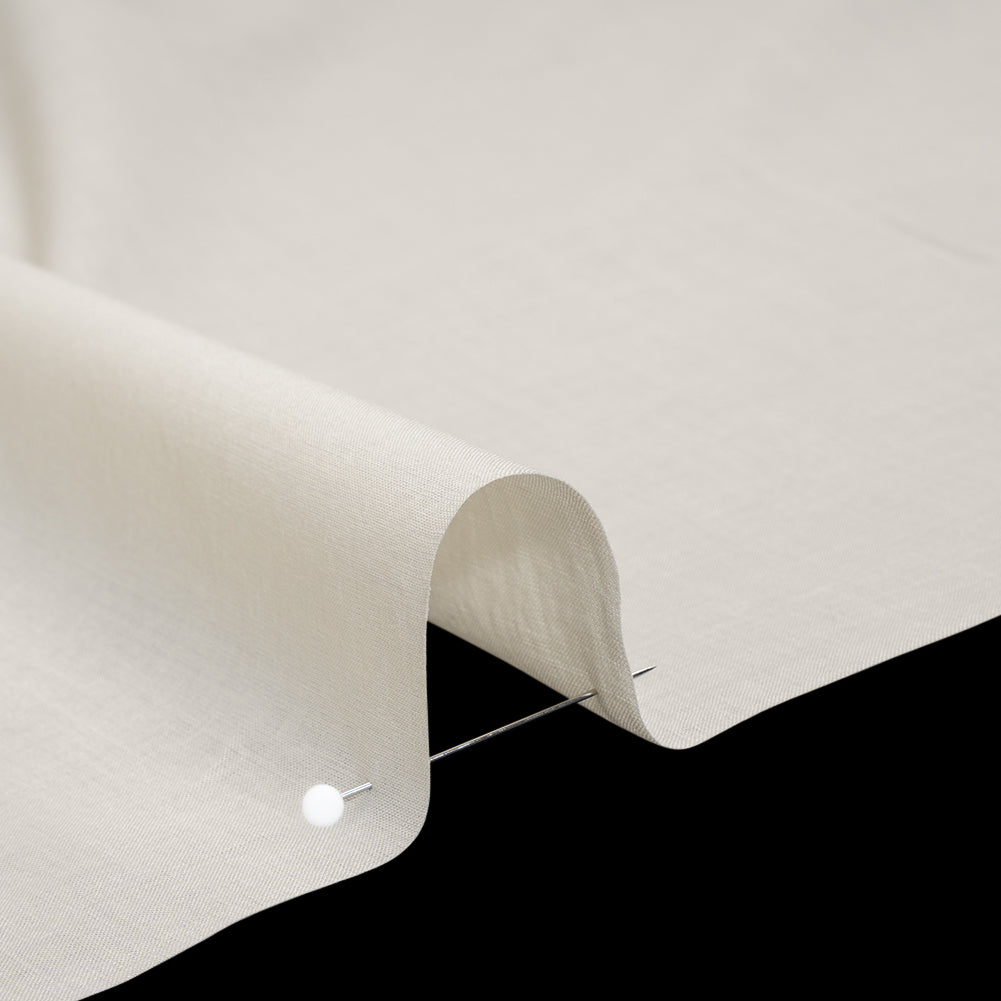 Cotton Voile Lining - Ivory - Famous Australian Designer Deadstock - Detail Cotton Voile Lining - Ivory - Famous Australian Designer Deadstock - Detail
