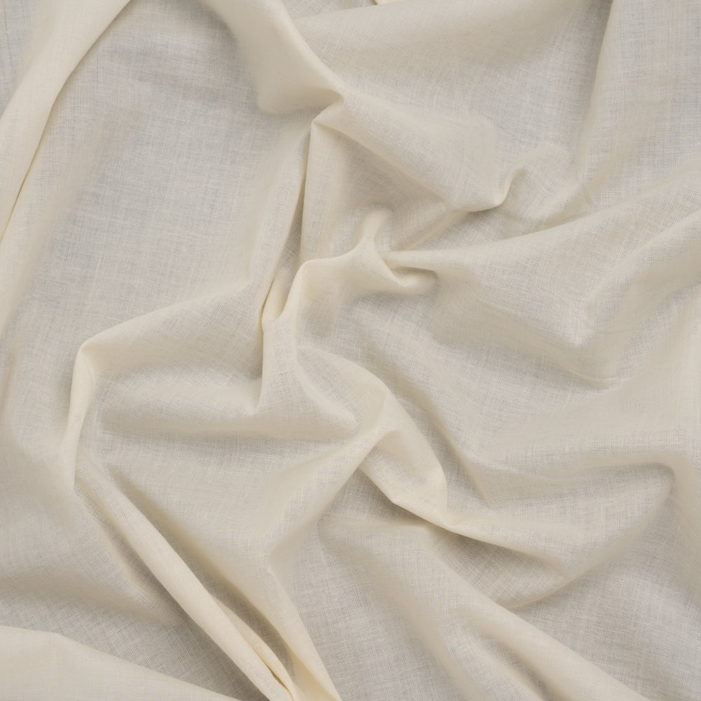 Cotton Voile Lining - Ivory - Famous Australian Designer Deadstock Cotton Voile Lining - Ivory - Famous Australian Designer Deadstock