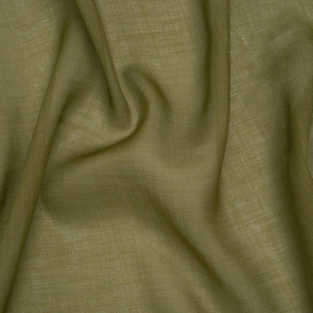 Lightweight Ramie Woven - Leaf Green - Famous Australian Designer Deadstock Lightweight Ramie Woven - Leaf Green - Famous Australian Designer Deadstock