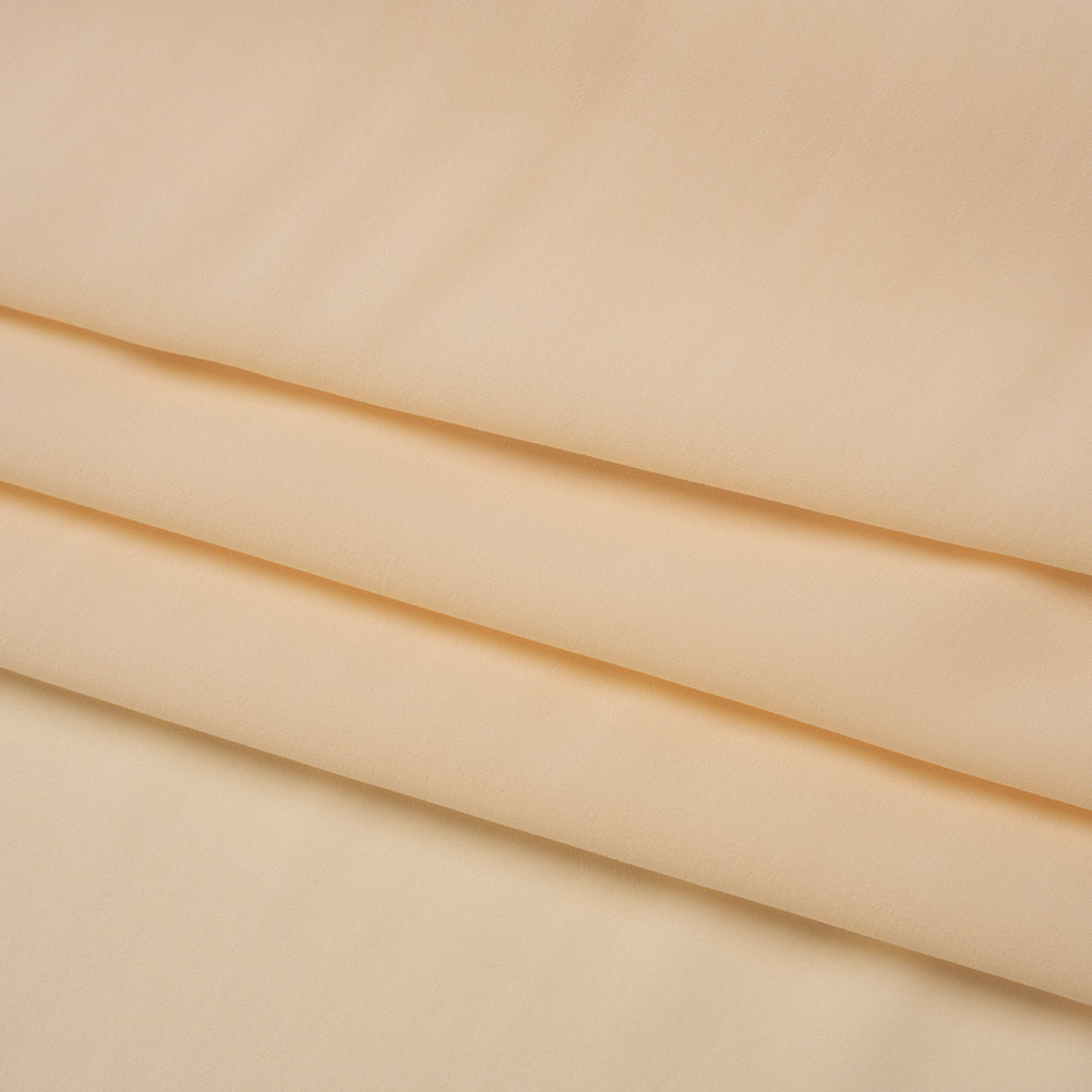 Viscose Crepe de Chine - Nude - Famous Australian Designer Deadstock - Folded Viscose Crepe de Chine - Nude - Famous Australian Designer Deadstock - Folded