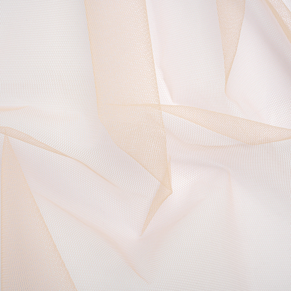 Stiff Polyester Tulle - Nude - Famous Australian Designer Deadstock Stiff Polyester Tulle - Nude - Famous Australian Designer Deadstock
