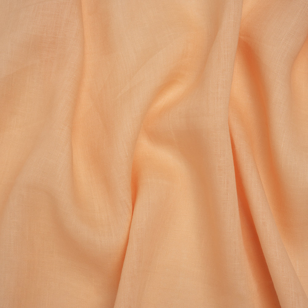 Lightweight Linen Woven - Peaches and Cream - Famous Australian Famous Australian Designer Deadstock Lightweight Linen Woven - Peaches and Cream - Famous Australian Famous Australian Designer Deadstock