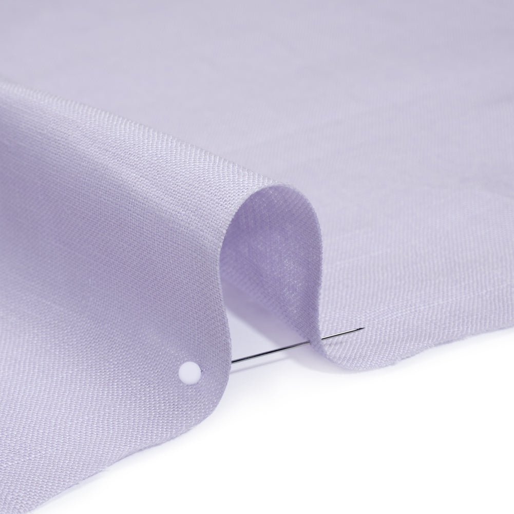 Lightweight Linen Woven - Light Lilac - Famous Australian Famous Australian Designer Deadstock - Detail Lightweight Linen Woven - Light Lilac - Famous Australian Famous Australian Designer Deadstock - Detail