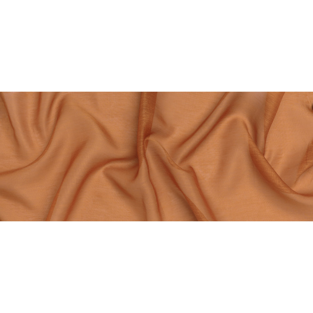 Linen and Silk Organza - Sienna - Famous Australian Designer Deadstock - Full Linen and Silk Organza - Sienna - Famous Australian Designer Deadstock - Full