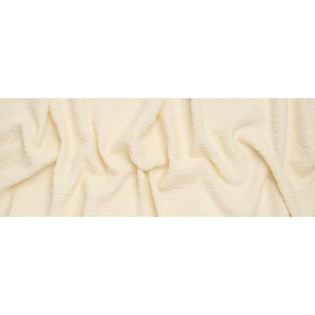 Slubby Wool Boucle - Cream - Famous Australian Designer Deadstock - Full Slubby Wool Boucle - Cream - Famous Australian Designer Deadstock - Full