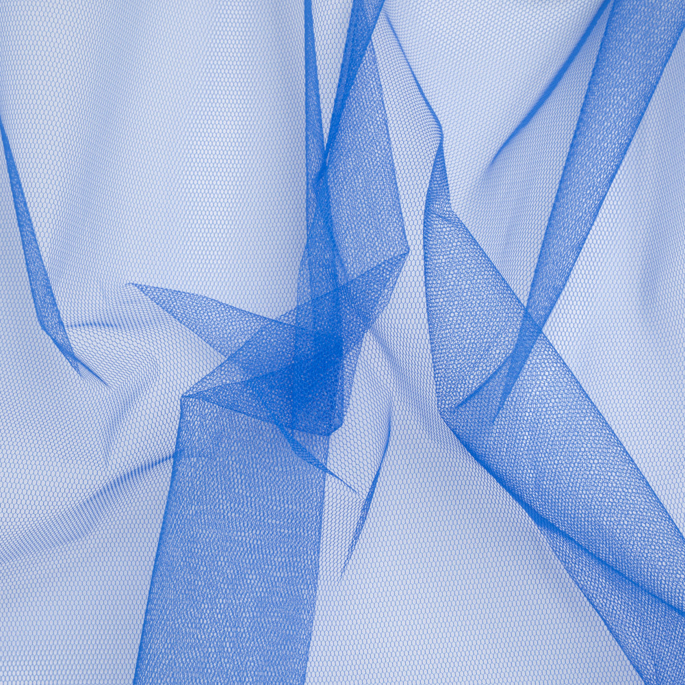Stiff Polyester Tulle - Blue - Famous Australian Designer Deadstock Stiff Polyester Tulle - Blue - Famous Australian Designer Deadstock