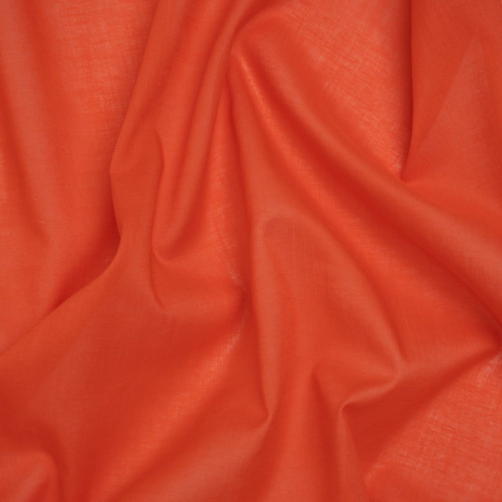 Cotton Voile Lining - Tangerine Tango - Famous Australian Designer Deadstock Cotton Voile Lining - Tangerine Tango - Famous Australian Designer Deadstock