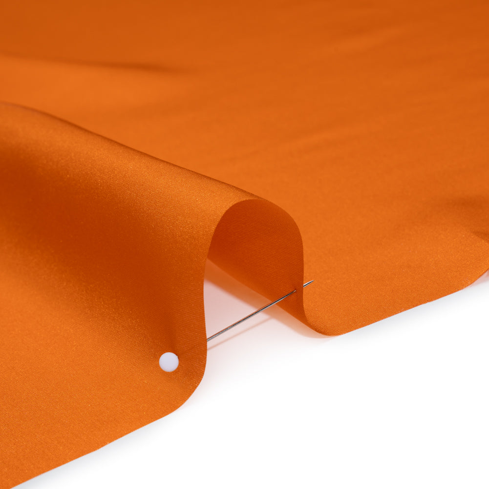 China Silk/Habotai - Orange - Famous Australian Designer Deadstock - Detail China Silk/Habotai - Orange - Famous Australian Designer Deadstock - Detail