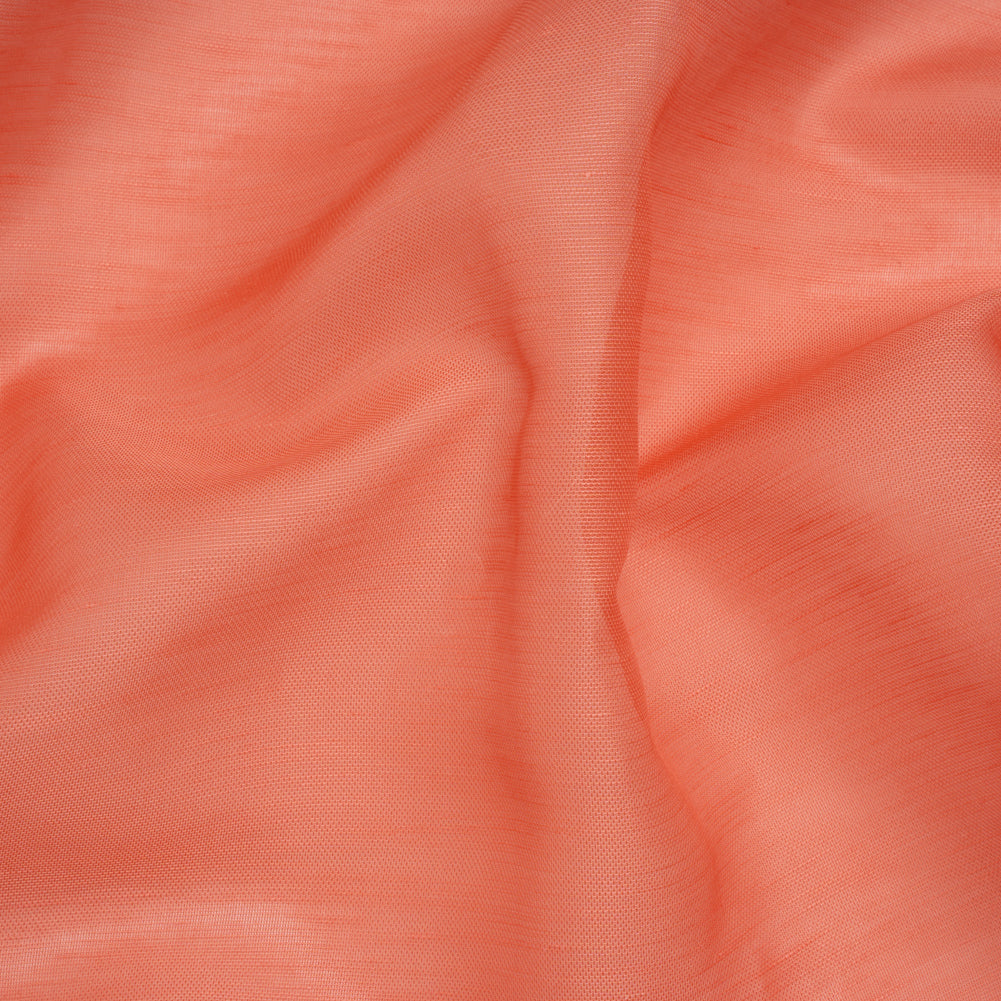 Cotton, Polyester and Silk Scrim - Guava - Famous Australian Designer Deadstock Cotton, Polyester and Silk Scrim - Guava - Famous Australian Designer Deadstock