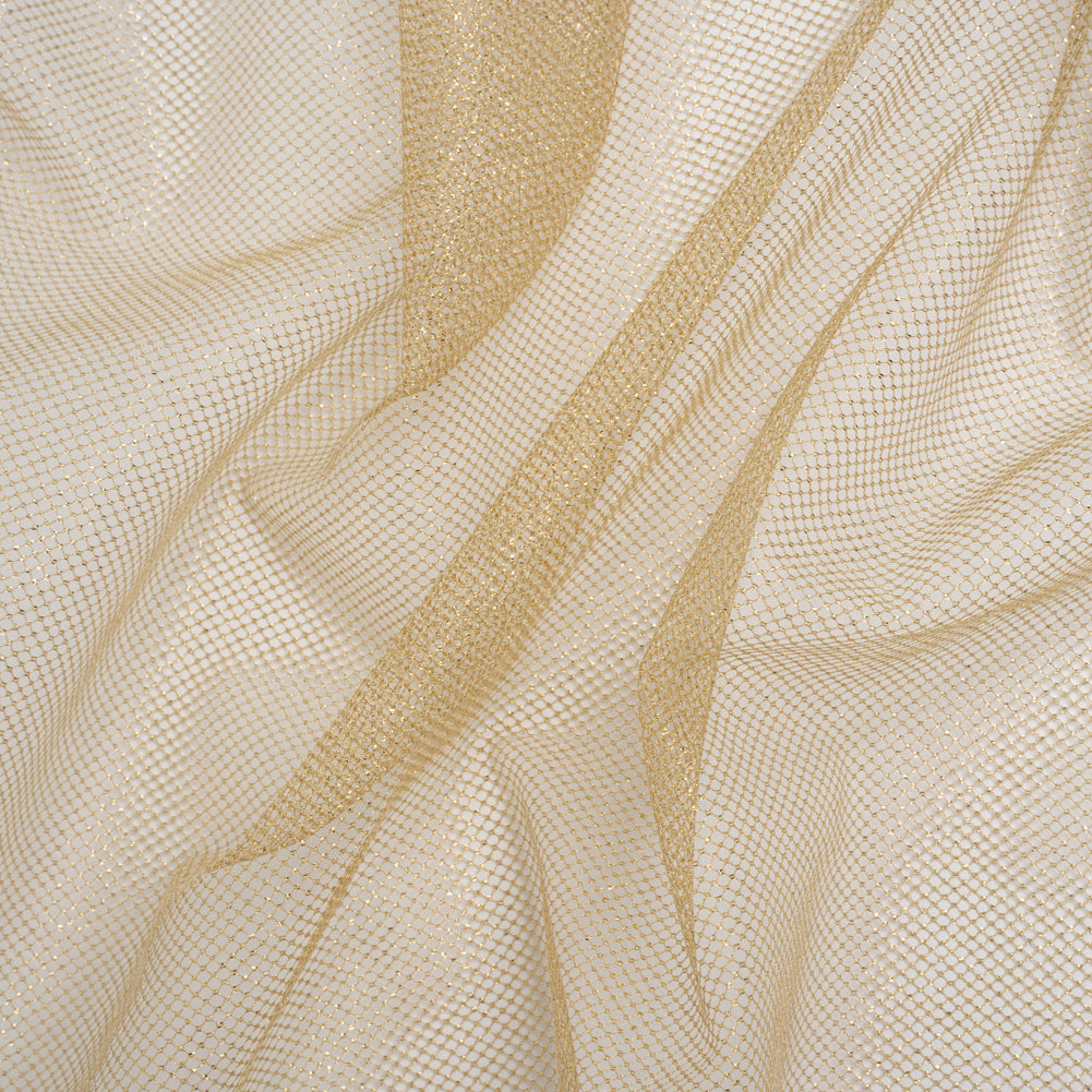 Metallic Tulle - Gold - Famous Australian Designer Deadstock Metallic Tulle - Gold - Famous Australian Designer Deadstock