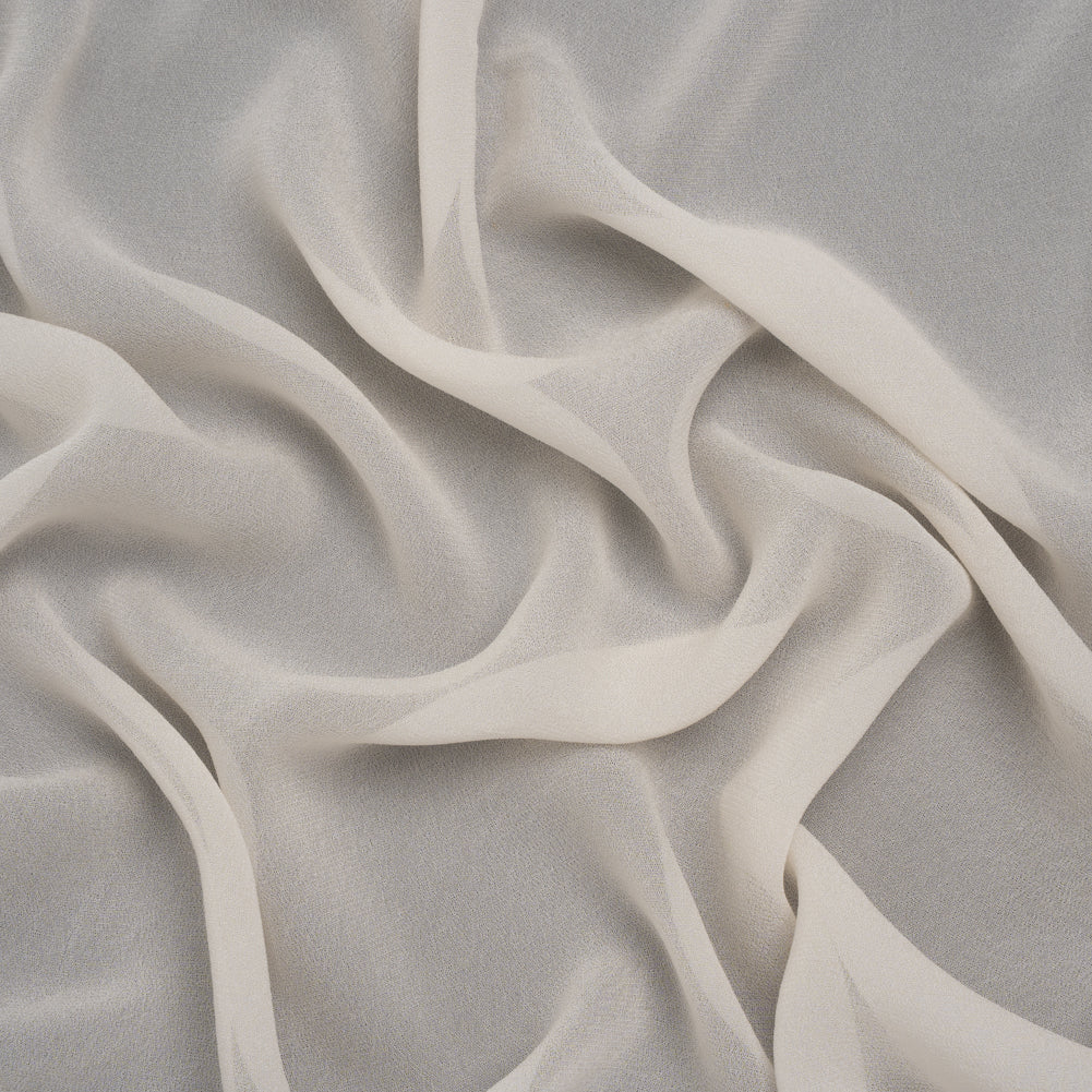 Viscose Georgette - Cream - Famous Australian Designer Deadstock Viscose Georgette - Cream - Famous Australian Designer Deadstock