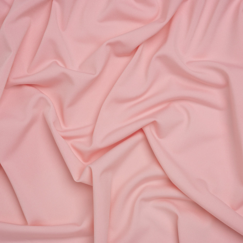 Stretch Polyester Jersey - Petal Pink - Designer Deadstock Stretch Polyester Jersey - Petal Pink - Designer Deadstock