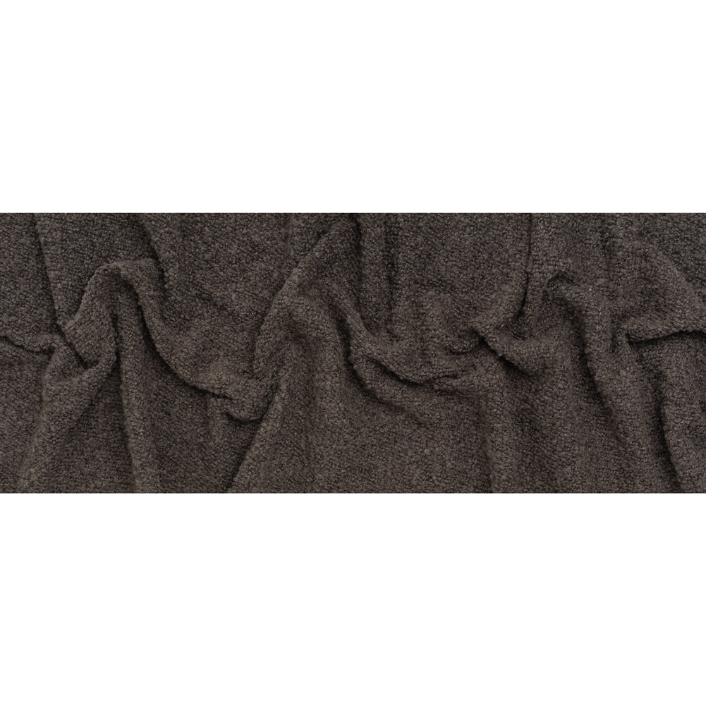Wool Blend Boucle Tweed - Brown - Full Wool Blend Boucle Tweed - Brown - Full