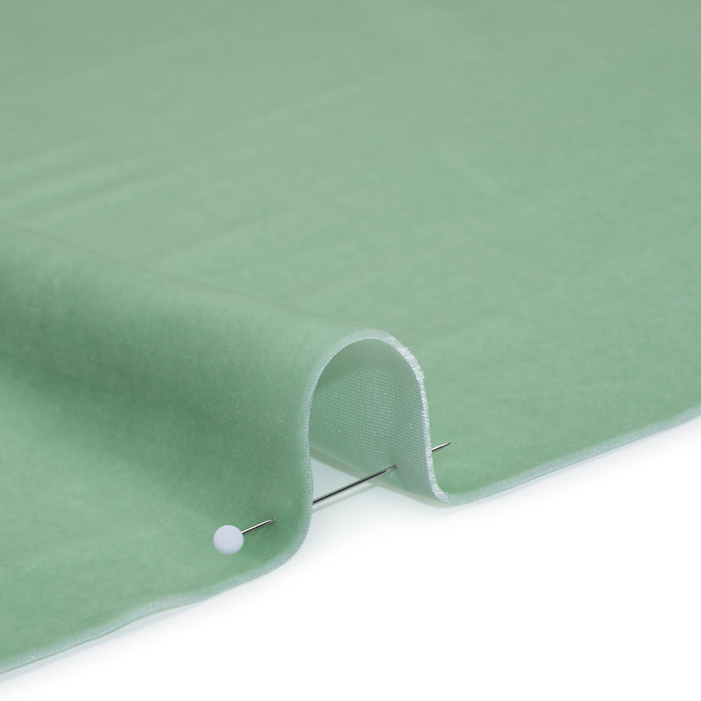 Rayon-Silk Velvet - Mint - Cicero Collection Detail Rayon-Silk Velvet - Mint - Cicero Collection Detail