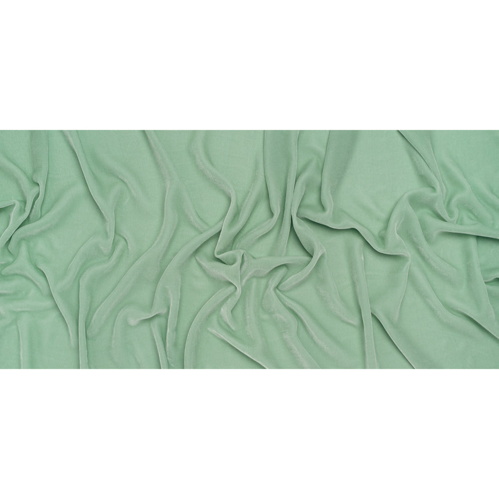 Rayon-Silk Velvet - Mint - Cicero Collection - Full Rayon-Silk Velvet - Mint - Cicero Collection - Full