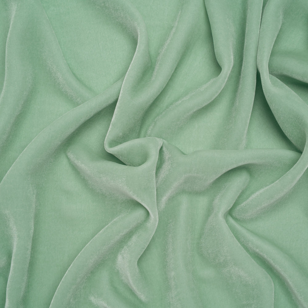 Rayon-Silk Velvet - Mint - Cicero Collection Rayon-Silk Velvet - Mint - Cicero Collection