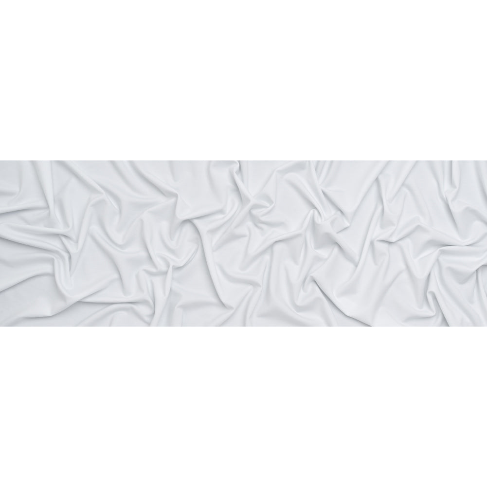 Lightweight Stretch Ponte Knit - Whisper White - Hesperia Collection - Full Lightweight Stretch Ponte Knit - Whisper White - Hesperia Collection - Full