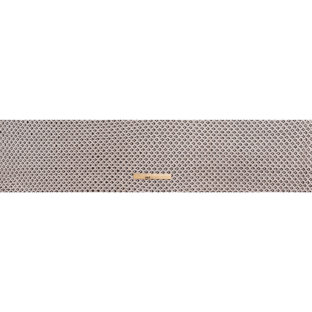 Guipure Lace - Bleached Sand Scale Scallops - Full Guipure Lace - Bleached Sand Scale Scallops - Full