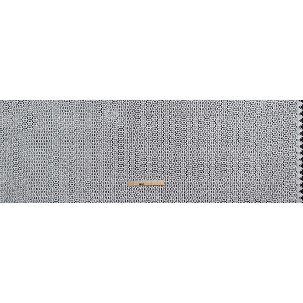 Guipure Lace - White Dots with Fancy Border - Full Guipure Lace - White Dots with Fancy Border - Full