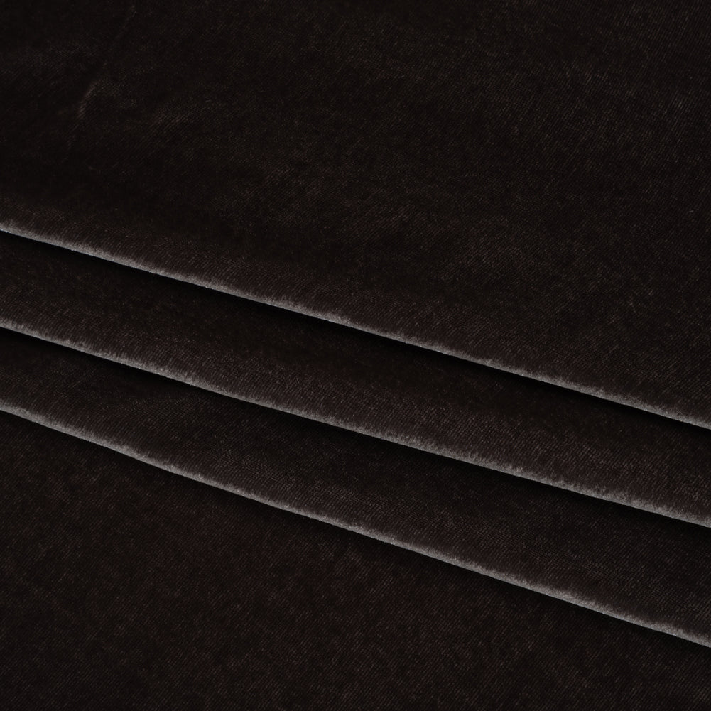 Silk and Rayon Velvet - Total Eclipse - Adelasia Collection Folded Silk and Rayon Velvet - Total Eclipse - Adelasia Collection Folded
