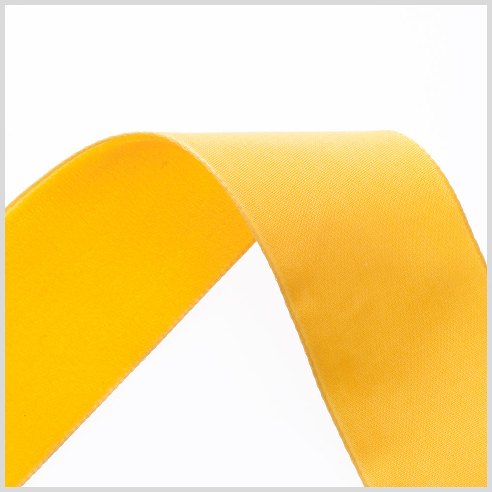 1.375" Maize Nylon Velvet Ribbon Detail 1.375" Maize Nylon Velvet Ribbon Detail
