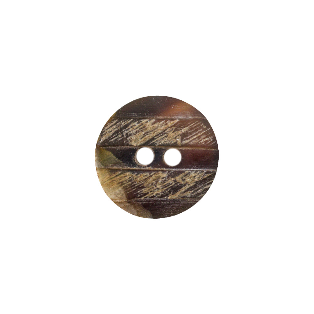 Natural Horn Button - 24L/15mm Natural Horn Button - 24L/15mm