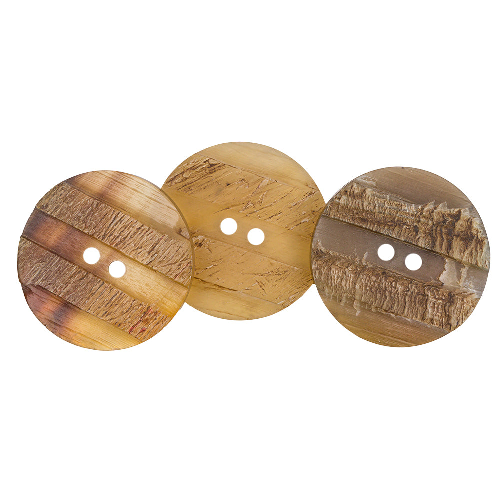 Natural Horn Coat Button - 48L/30.5mm Full Natural Horn Coat Button - 48L/30.5mm Full