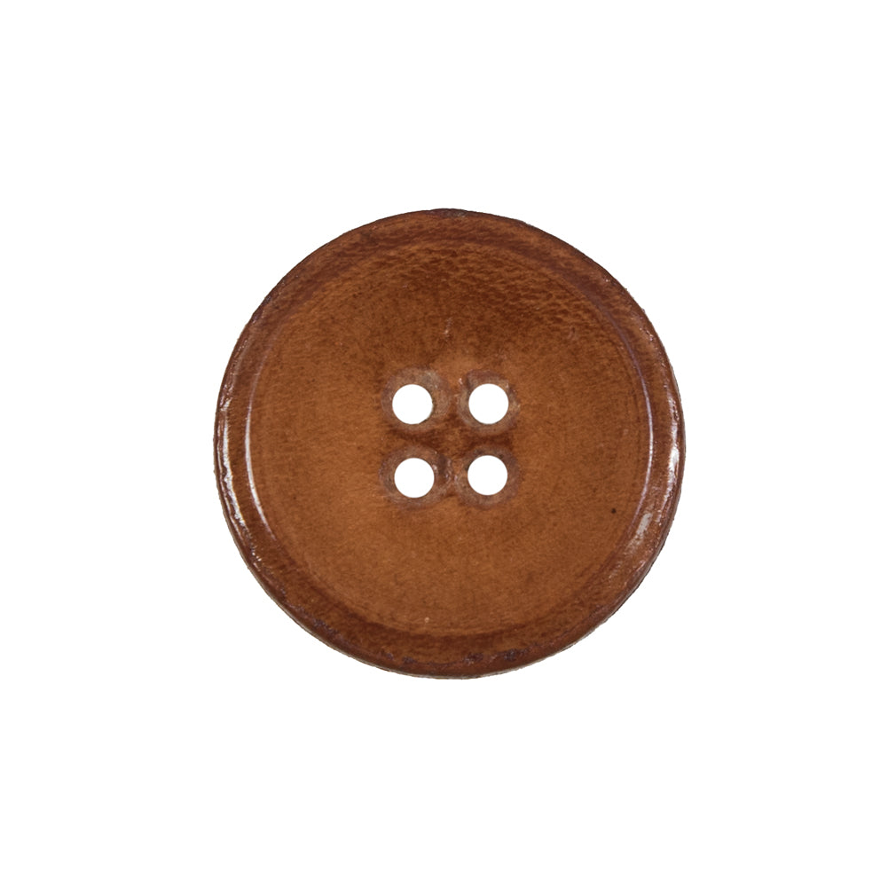 Natural Leather Blazer Button - 36L/23mm Detail Natural Leather Blazer Button - 36L/23mm Detail