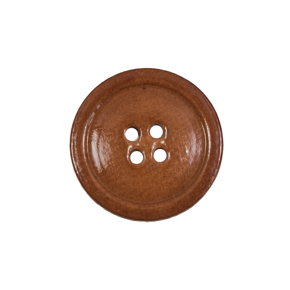 Natural Leather Blazer Button - 36L/23mm Natural Leather Blazer Button - 36L/23mm