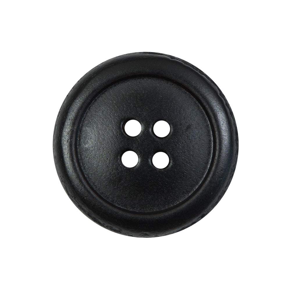 Black Leather Blazer Button - 40L/25.5mm Black Leather Blazer Button - 40L/25.5mm