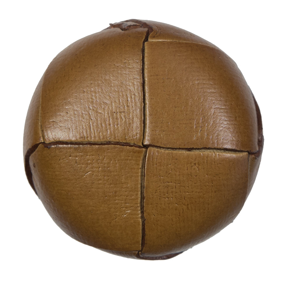 Natural Leather Shank Back Button - 54L/34mm Natural Leather Shank Back Button - 54L/34mm