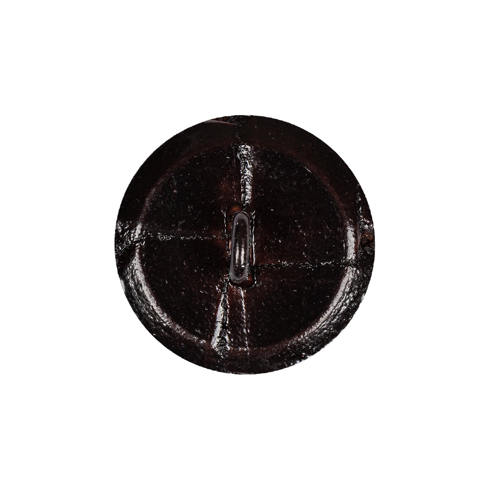Antique Leather Button - 36L/23mm Detail Antique Leather Button - 36L/23mm Detail