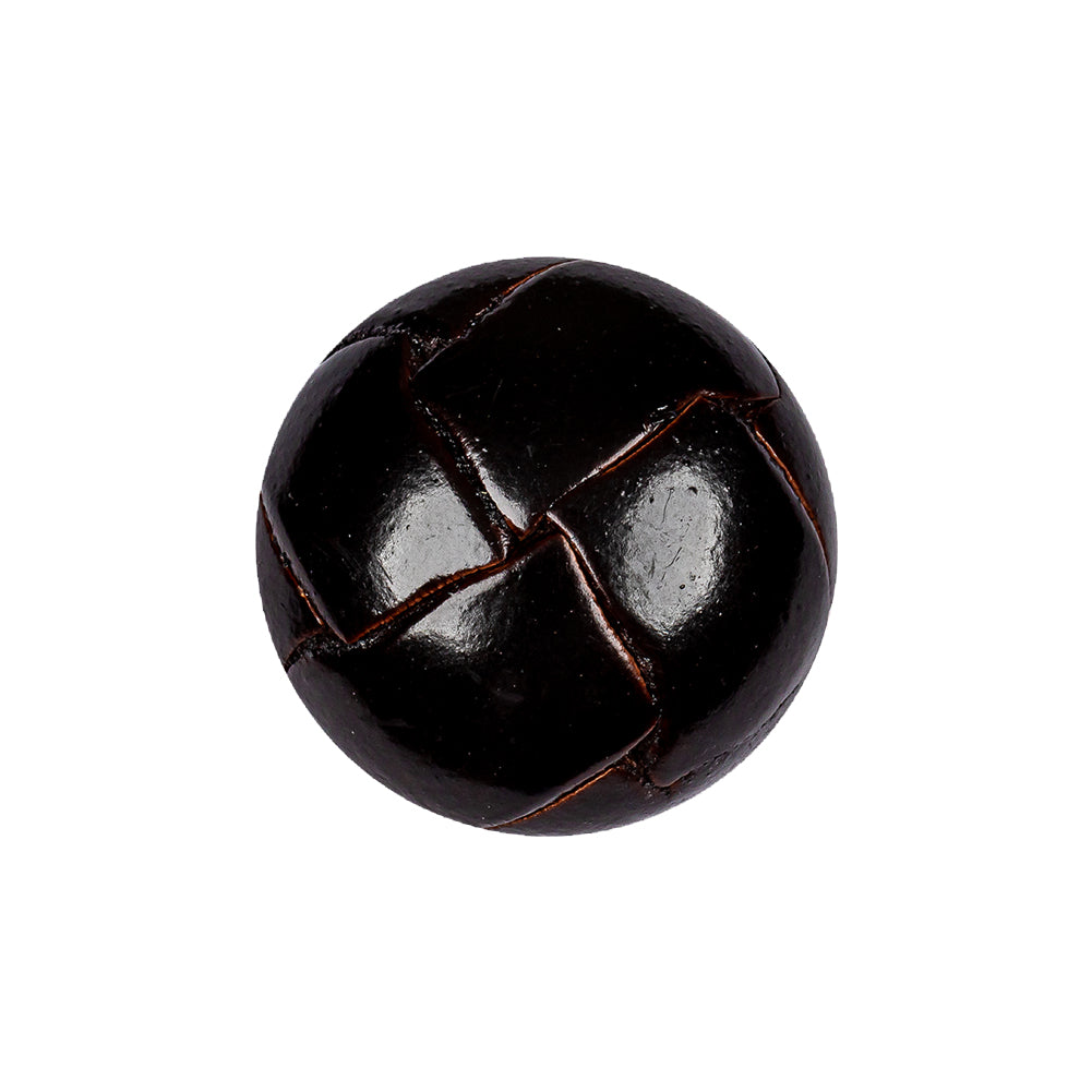 Antique Leather Button - 36L/23mm Antique Leather Button - 36L/23mm