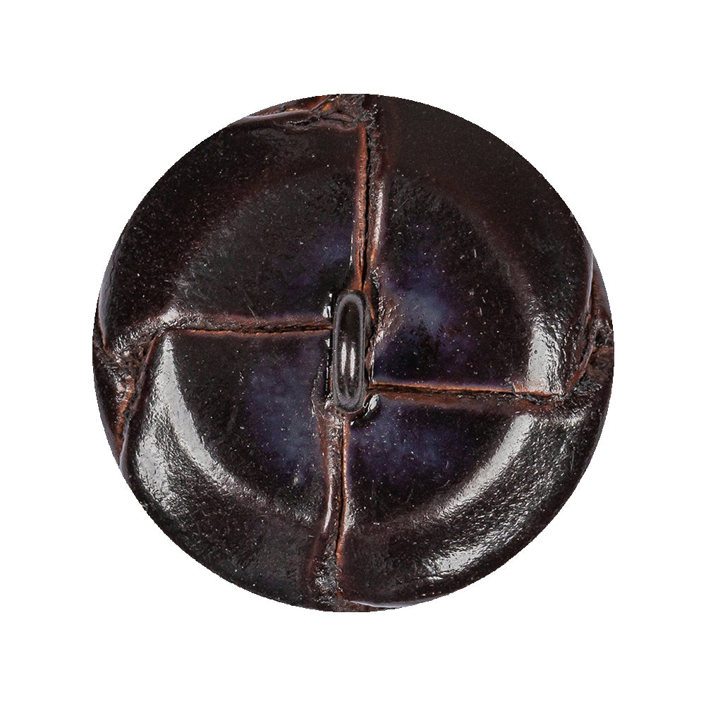 Antique Leather Button - 45L/29mm Detail Antique Leather Button - 45L/29mm Detail