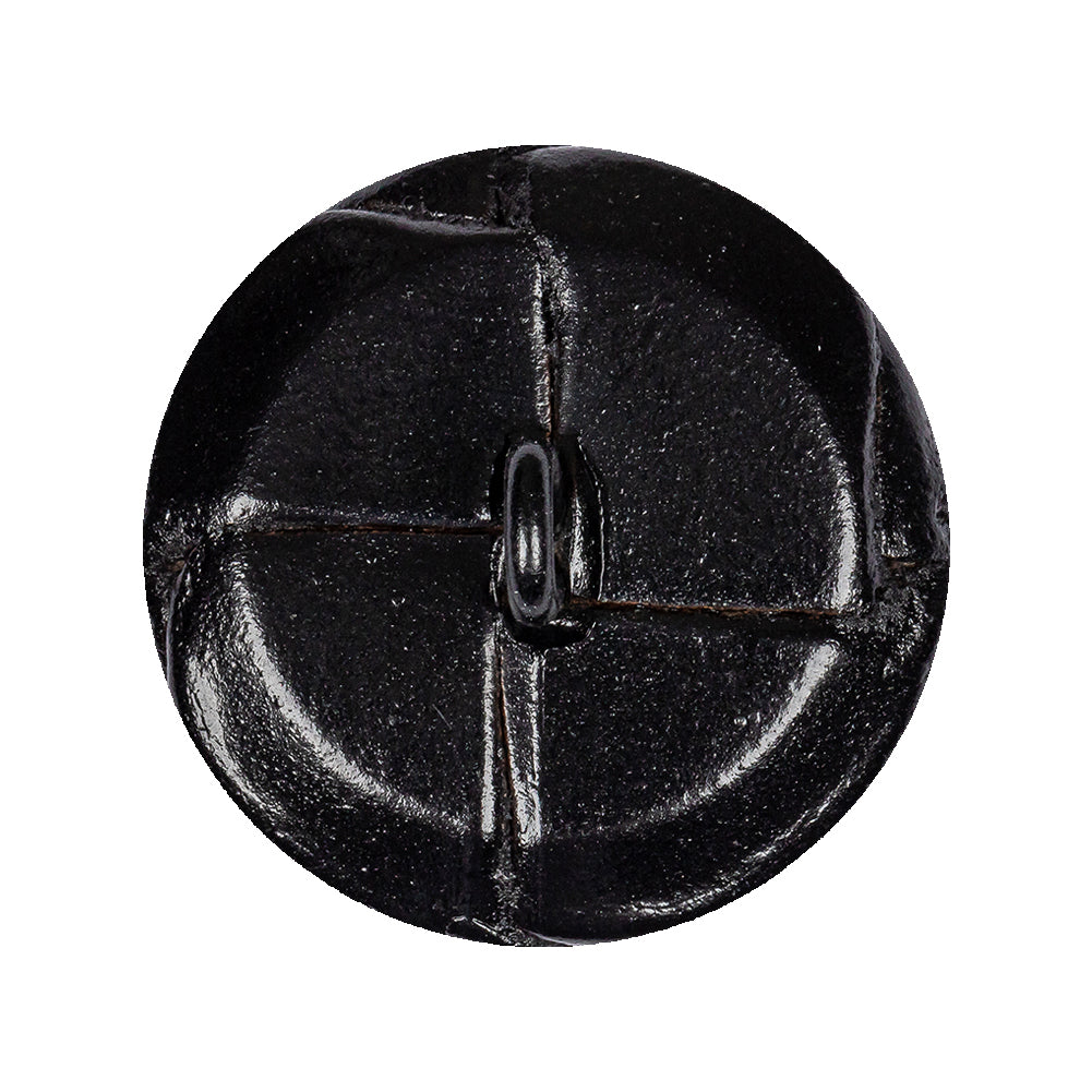 Black Leather Button - 45L/29mm Detail Black Leather Button - 45L/29mm Detail