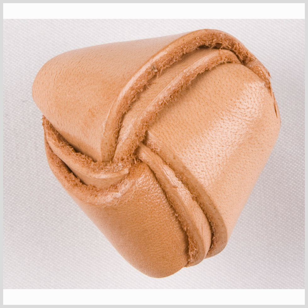 Natural Leather Button - 34L/21.5mm Natural Leather Button - 34L/21.5mm