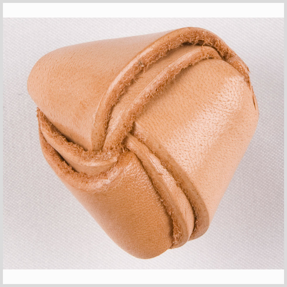 Natural Leather Coat Button - 50L/32mm Natural Leather Coat Button - 50L/32mm