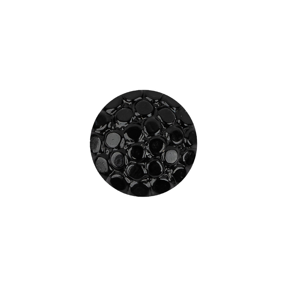 Black Glass Button - 22L/14mm Black Glass Button - 22L/14mm